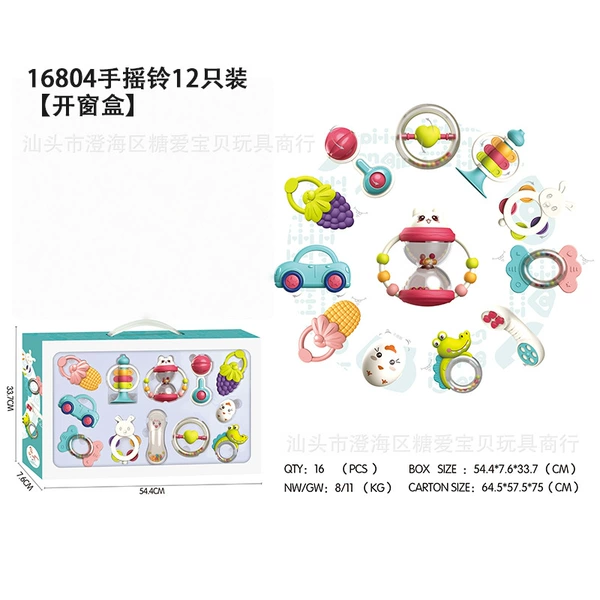 16804 hand-ring bells 12 pieces [window box]