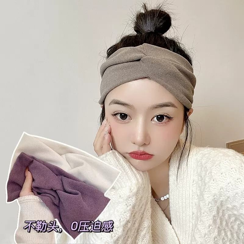 Pregnant Women's Turban Moon Hair Band Windproof Forehead Breathable Sweat Absorbing Moon Hair Band Maternal Hat for Going Out