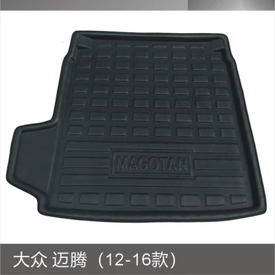 Trunk Mat | Mat - volkswagen-magotan-12-16-black
