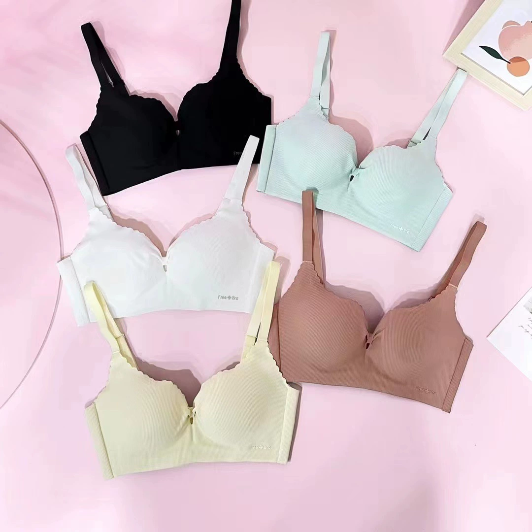 Spring sexy wireless bra, push up bra, soft cloth, underwear