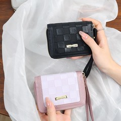 ショート財布女性2025新型ファッションシンプル小銭入れミニ小銭入れ多卡位携帯メーカー直販