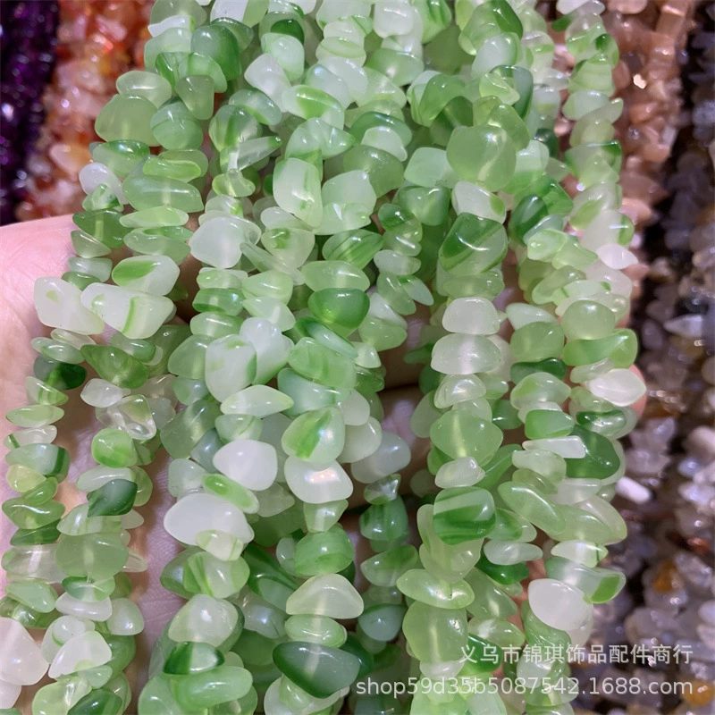 Красивые цветы кристаллы мельчайшая каменная ракушка с дыркой гравий DIY полуфабрикаты