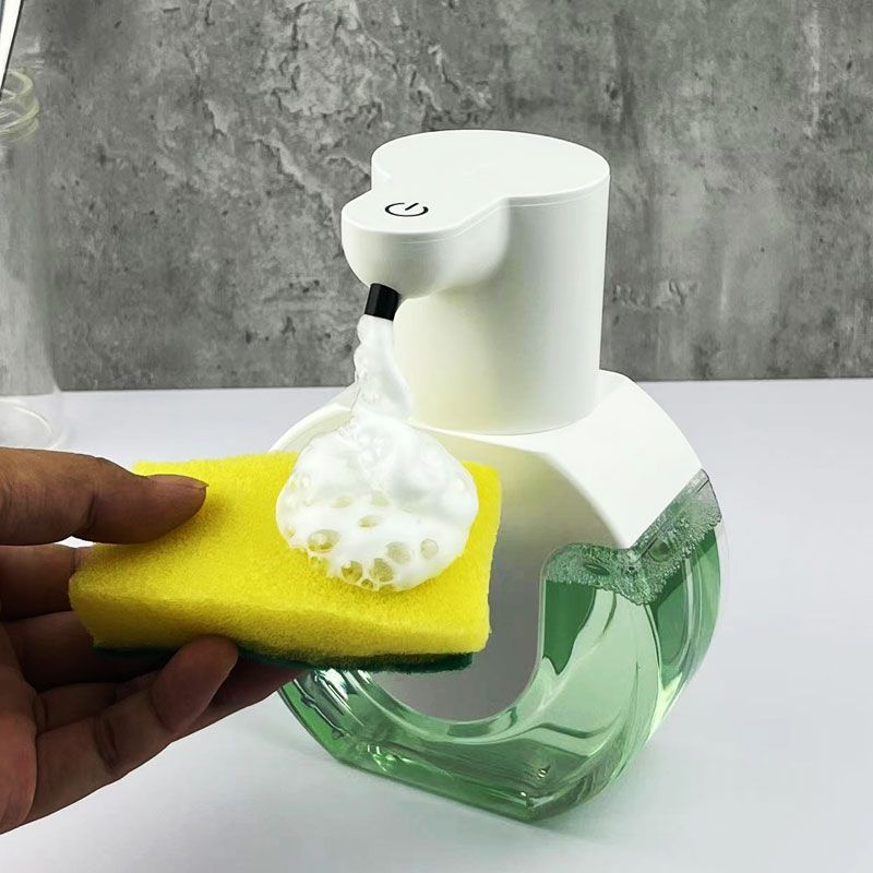 适用新爆款跨境全自动感应洗洁精机智能泡沫洗手液机沐浴露充电皂|ms