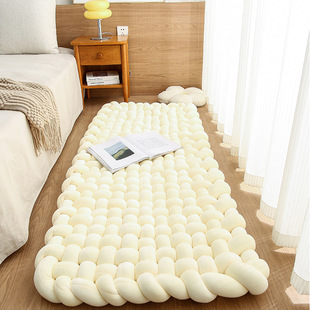 Light Luxury and Warm Bedroom Bay Window Mat Woven Bedside Mat Sofa Cushion Nap Floor Mat Tatami Cushion Mattress Arrangement