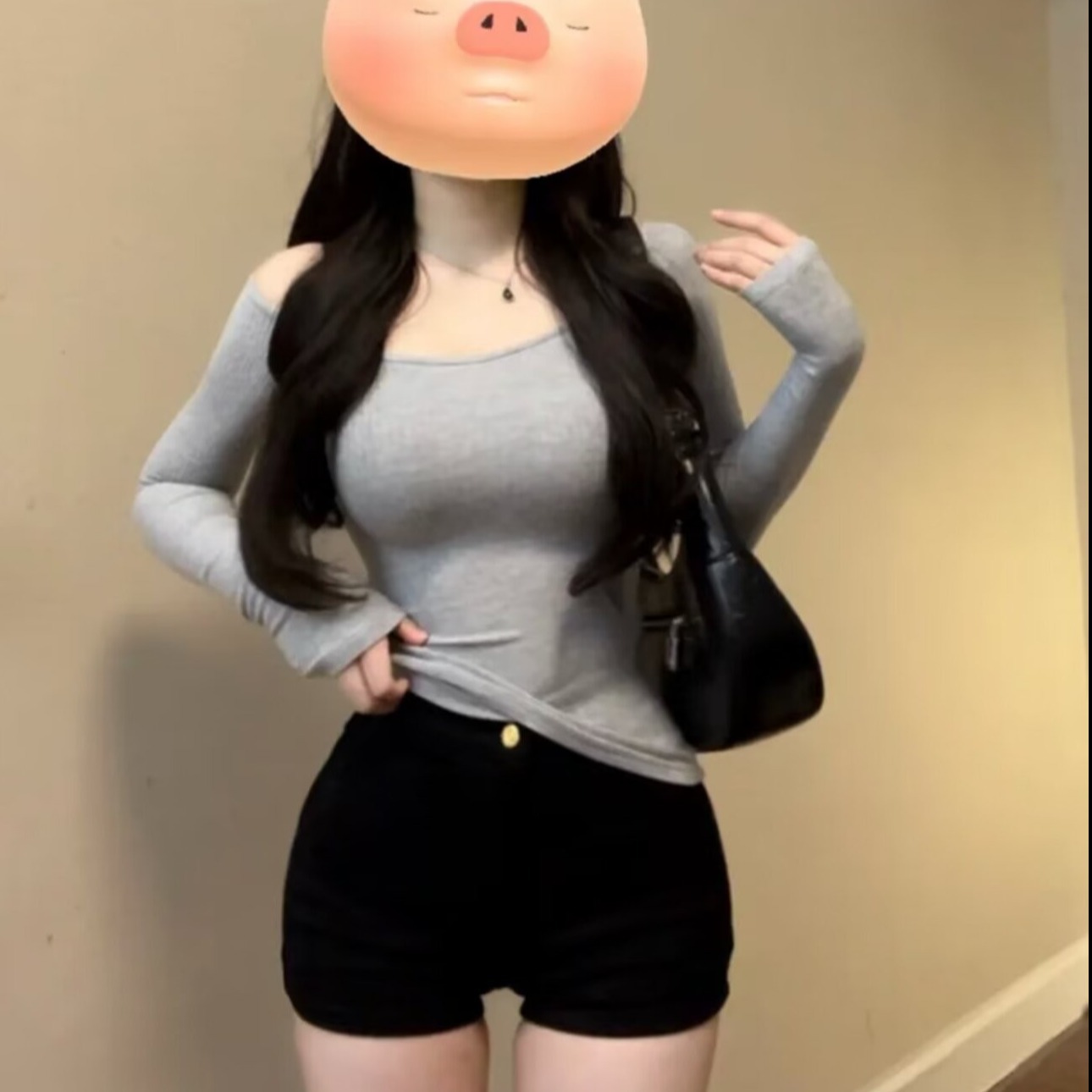 FENGCROTCH 데님 반바지 하이 허리 핫 걸의 한국어 버전 반바지 조커 슬림 비용 효율적인 섹시한 핫팬츠 여성의 한국어 버전