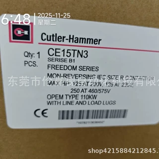 全新原装正品Cutler-Hammer 接触器CE15TN3议价优惠出售