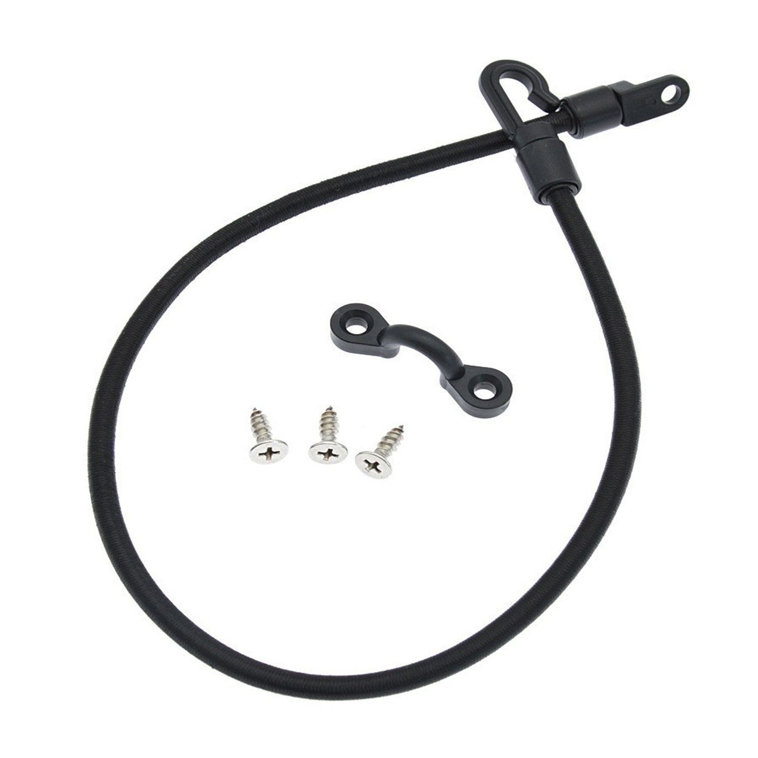 冲浪板皮划艇配件失手绳弹力绳TPU绳带钩扣 船用游船配件防丢失绳