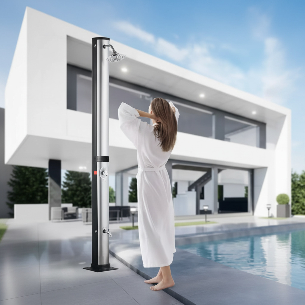 Solar Shower Outdoor Solar Shower Swimming Pool Garden Beach Shower Single Section