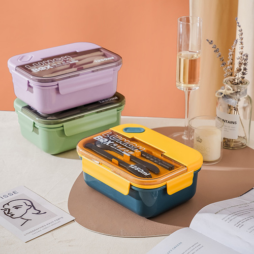 Multifunctional lunch box, microwaveable lunch box, Japanese-style fresh-keeping office worker fruit box, double-layer fitness lunch box