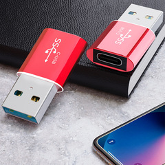 Factory direct sales USB3.1 male to Type-c female adapter aluminum alloy converter C port charging adapter