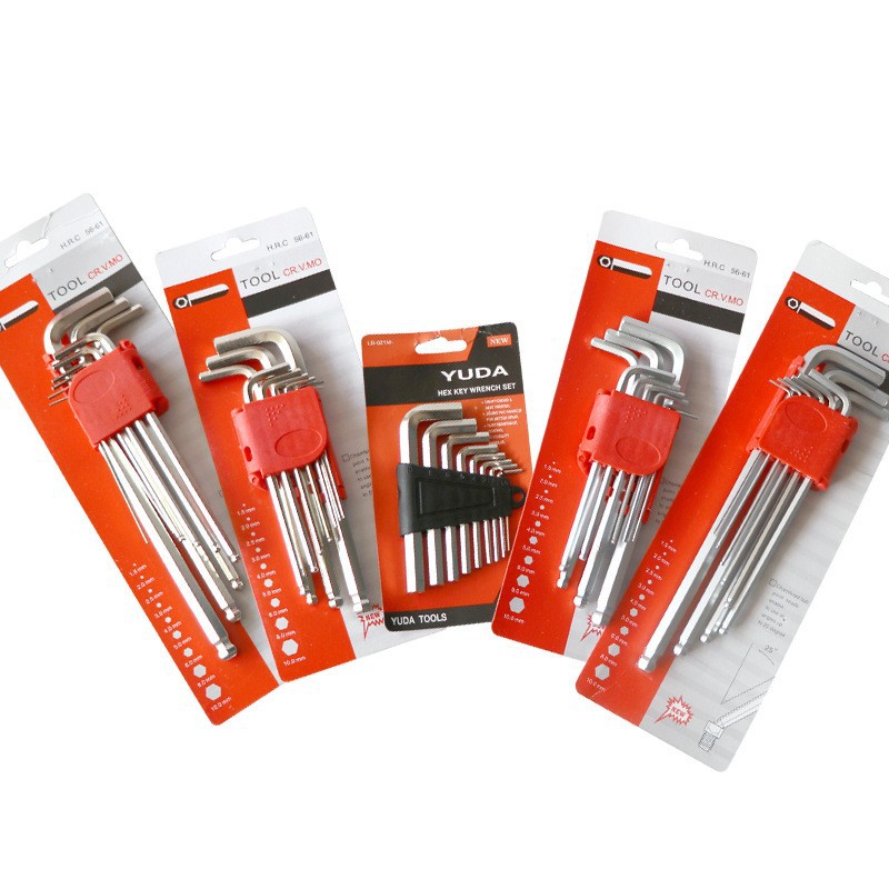 甬工内六角扳手套装短平中长加长球头内六棱六方钥匙