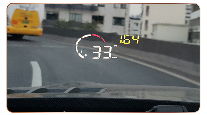 Multifunctional Hud Car Head-Up Display Comes with Shading Cover Non-Destructive Installation M10