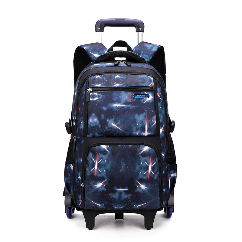 Peces naturales estudiantes de escuela secundaria tres piezas conjunto de tirón mochila escalera de gran capacidad japonesa y coreana multicapa mochila transpirable