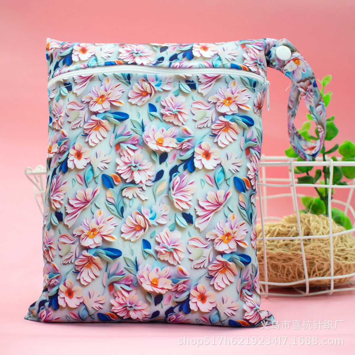 휴대용 방수 기저귀 가방 휴대용 다기능 아기 기저귀 가방 저장 가방 공장 도매 지원 생성 코드