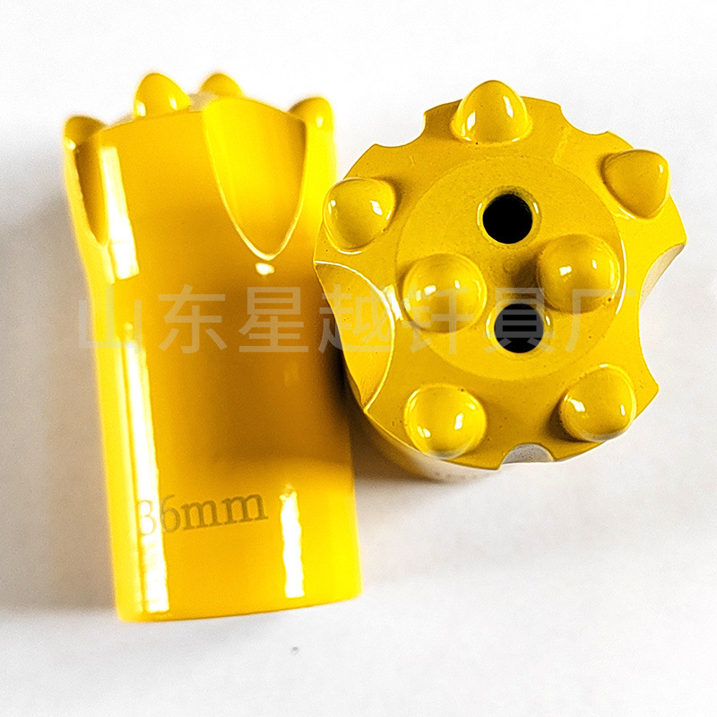 broca de dientes esféricos prensados en frío broca de perforación de roca de plum flower broca de perforación de túnel mina de perforación de roca broca de viento de dientes esféricos