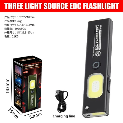 New Led Flashlight UV fənərlər - matte-black