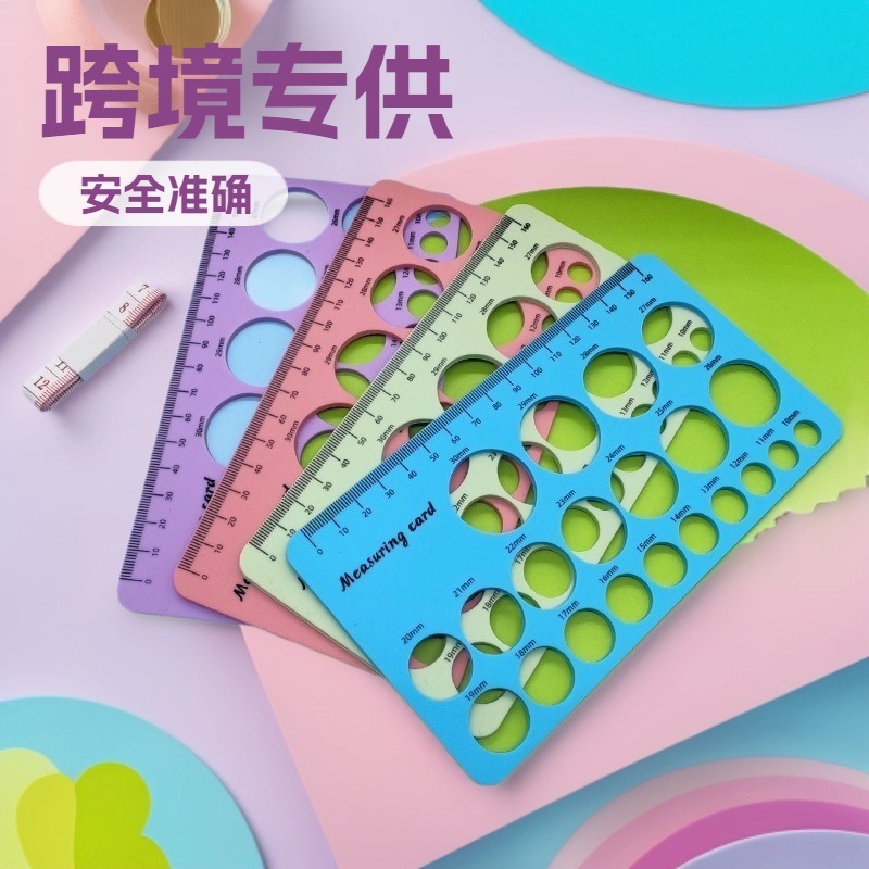 Amazon's Popular Nipple Measuring Ruler Breast Measuring Tool Food Grade Silicone Nipple Measuring Ruler Falkan Ruler