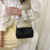 Small small bag, shoulder bag, trend pillow on chain, one-shoulder bag