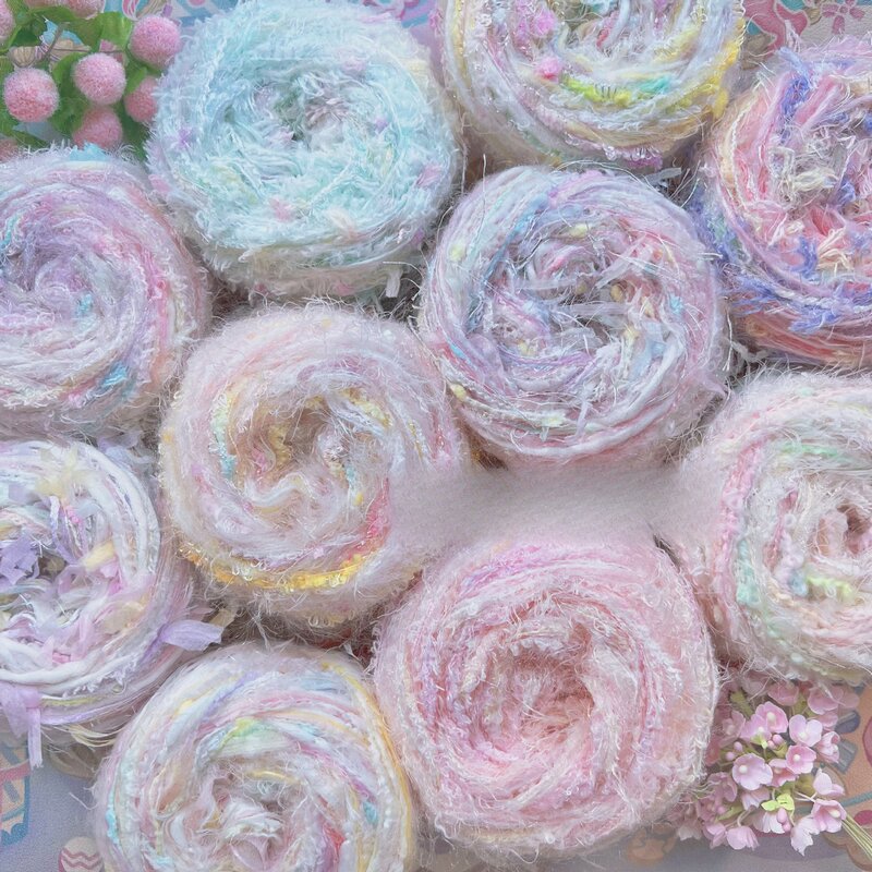 Three Groups Wholesale "Symphony Series" Fancy Yarn Special Thread Hand Mixed Thread Handmade DIY Knitting Scarf Thread