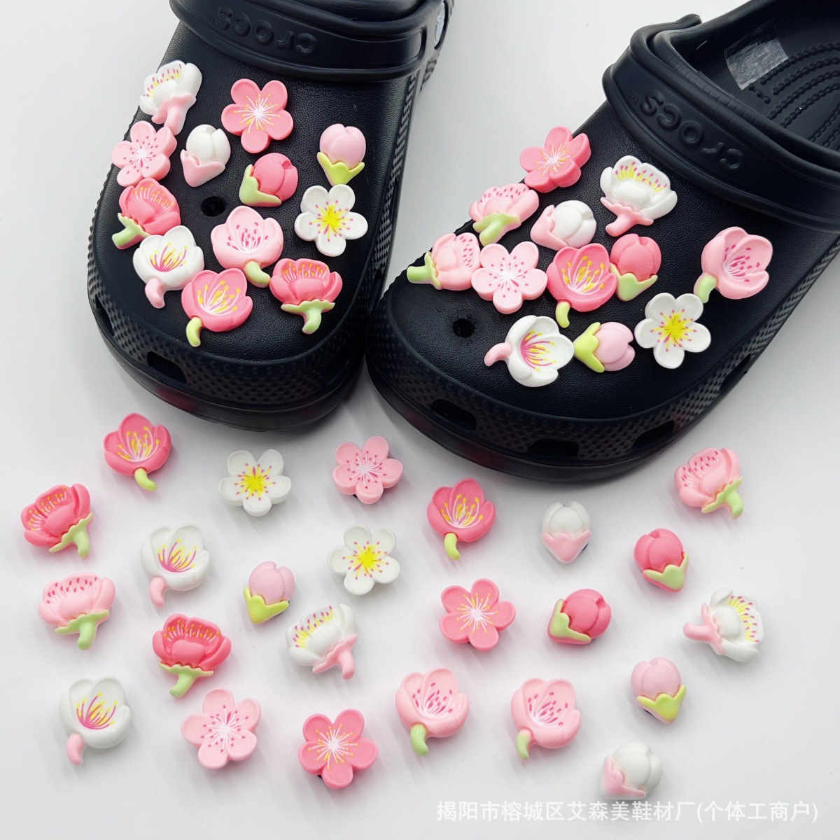 Estrellas plateadas ajuste agujero agujero perdido zapatos decorativos accesorios DIY extraíbles accesorios de flores hebillas de zapatos accesorios tridimensionales