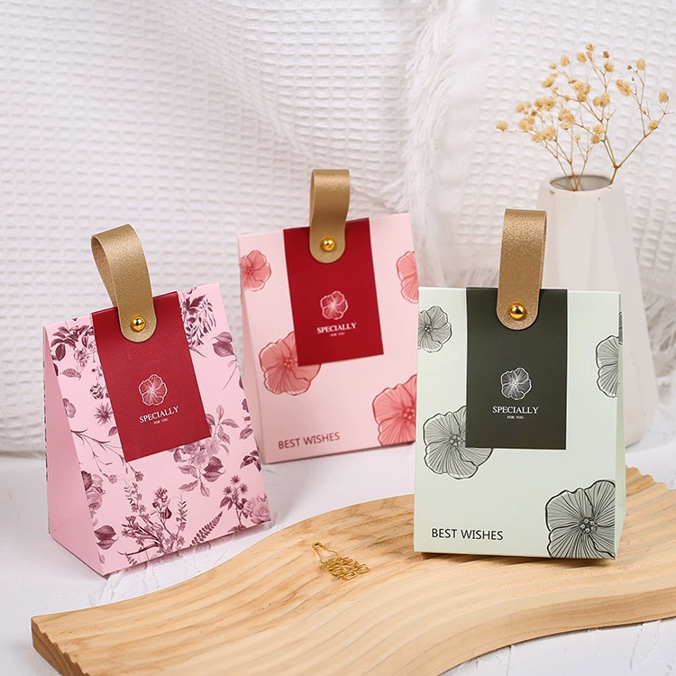 Новая коробка конфет Портативная сумка для конфет Простая Свадебная коробка конфет Подарочная коробка Baby Banquet Подарочная коробка