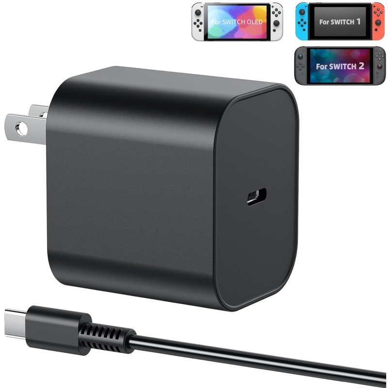 20V3A适用任天堂SWITCH2游戏机电源60W欧美英规日韩NS2充电器|undefined