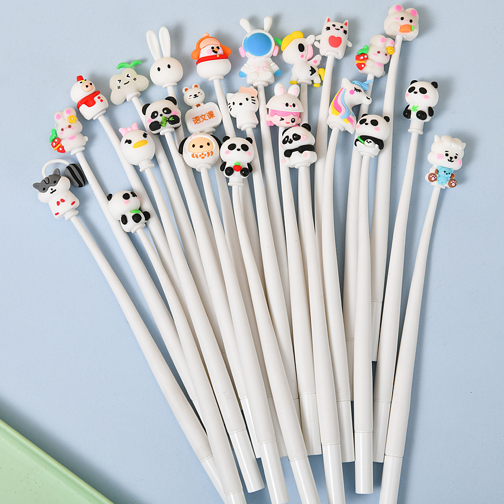 Creativo lindo rocker música lápiz neutral dibujos animados de alto valor facial estudiantes de reducción de presión lápiz rocker estudiantes de primaria premios papelería