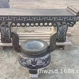 墓用石刻化钱炉图片 寺庙石雕化钱炉制造厂 宗祠石材雕刻化钱香炉