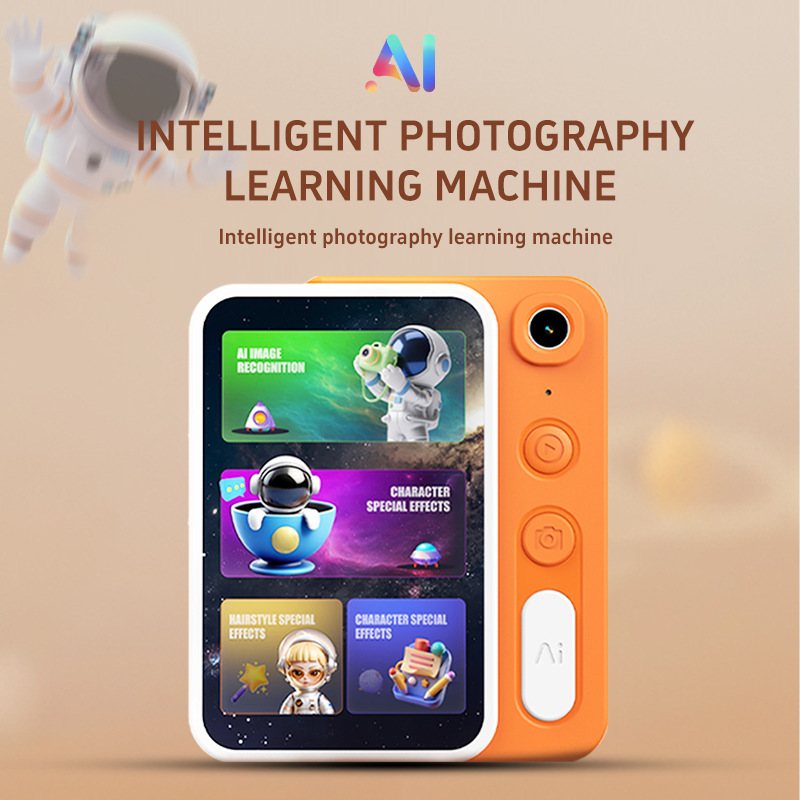 Customized Cross-Border Ai Camera Toy, Children's Exploration Machine, Educational Enlightenment Early Learning Machine, Portable
