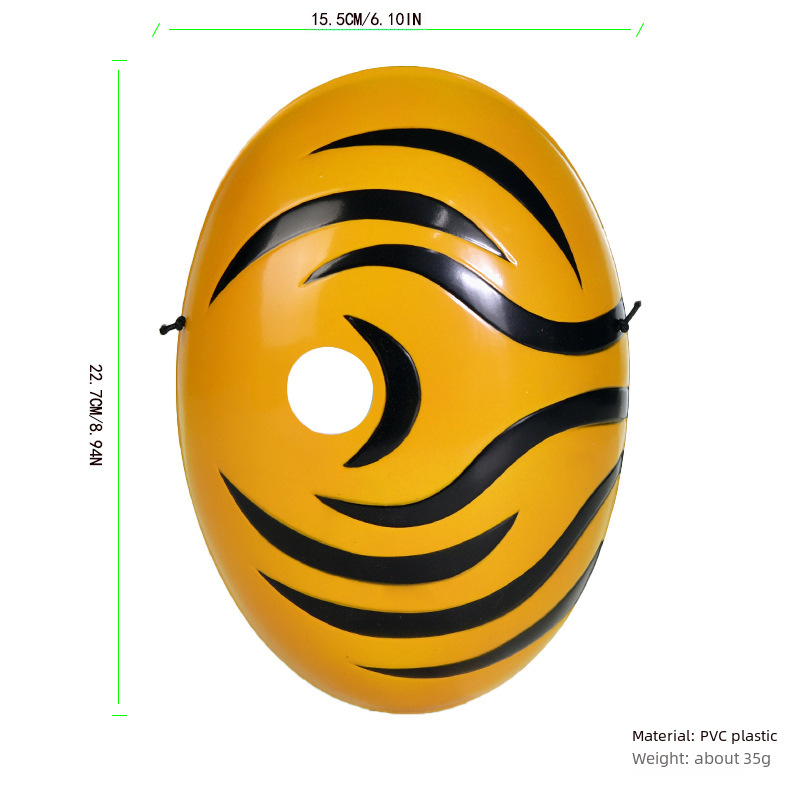 COSPLAY props display collection movie Naruto Uchiha Obito mask Kuro…