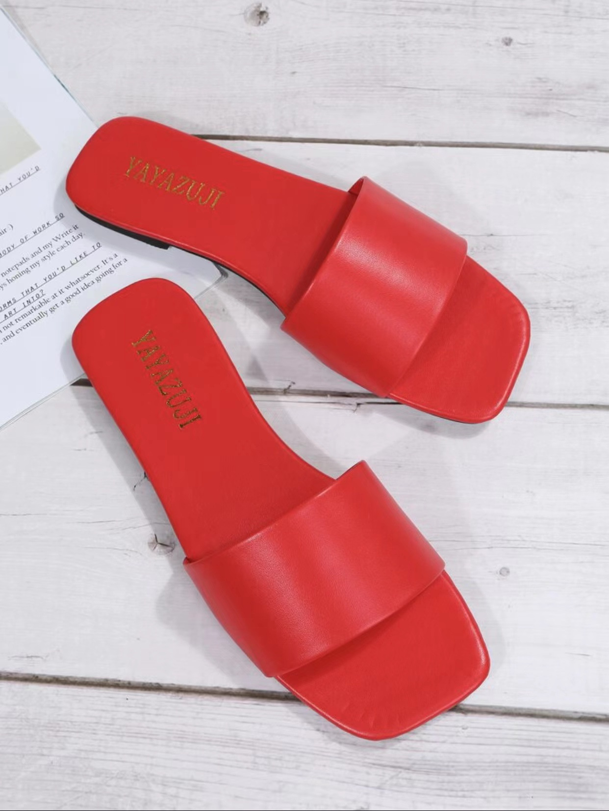 Women's Casual Solid Color Open Toe Slides Slippers display picture 6