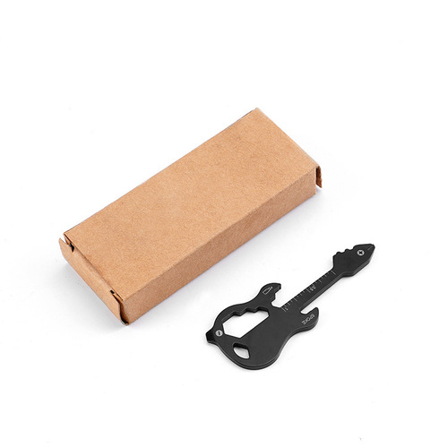 Cross-border 12-in-1 multifunctional fineblanking EDC tool card portable bicycle repair tool electric guitar tool card