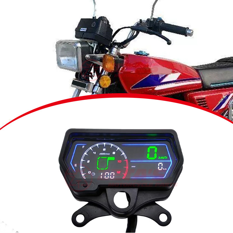 Cg125 Rusi Tc 125 150 Motorcycle Instrument Assembly Tmx125 Lcd Code Meter Digital Speedometer