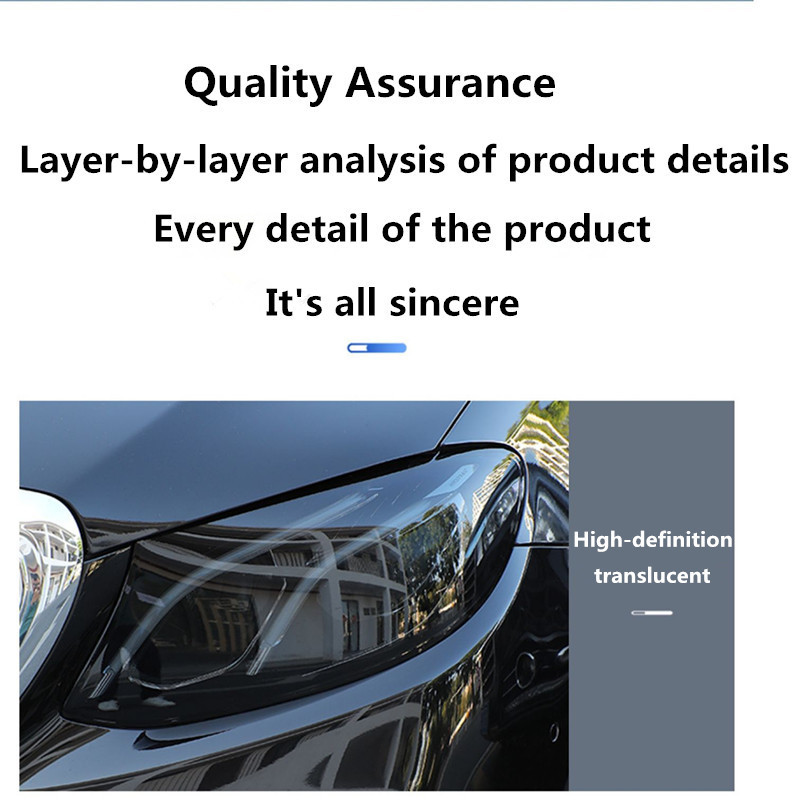 TPU car import light film, color-changing, blackened, light black, headlight and taillight protective film, rear light car film, color-changing film
