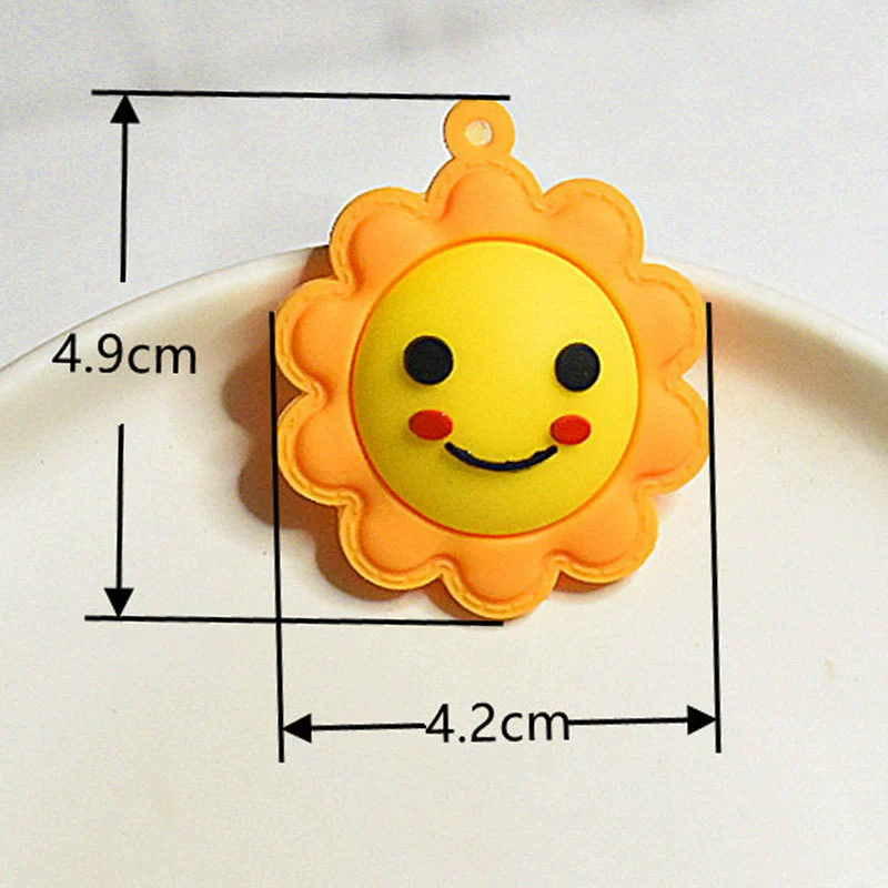 Phone case PVC for keys, accessories, cute keychain
