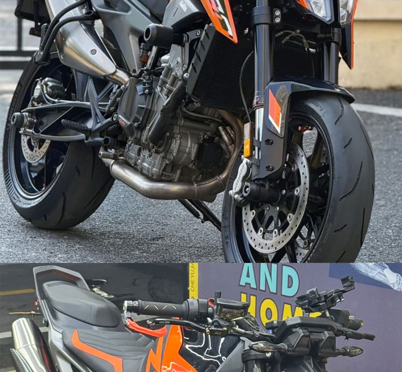 Suitable for Ktm790/890Duke Modified Engine Anti-Fall Ball Body Protection Bumper Anti-Fall Rubber Accessories