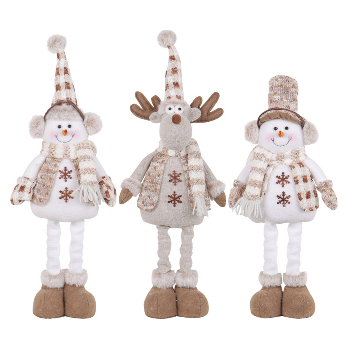 Adornos Navideños: Muñeco de Nieve y Reno image 6