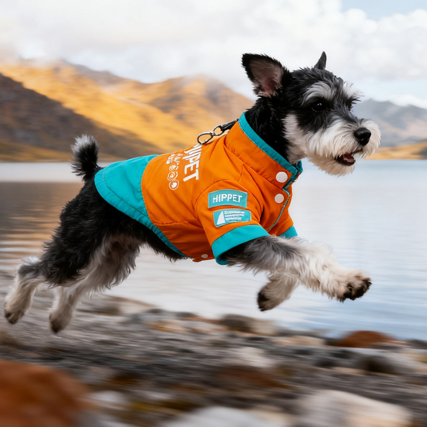 Otoño y invierno nuevo color contrastante empalme carga de dos piernas ropa de algodón perros pequeños y medianos perros gatos tracción ropa de mascotas image 3