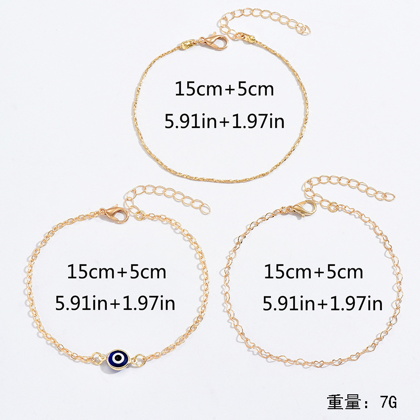 Lucky Evil Eye Red String Bracelet Protection Minimalist Style_voghion.com