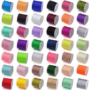100 yards/roll 72 Taiwan line 0.8mm thin jade line braided line DIY jewelry line tassel line