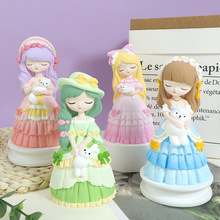 卡通石膏娃娃贝蒂公主硅胶模具手工DIY立体公主蜡烛滴胶桌面摆件