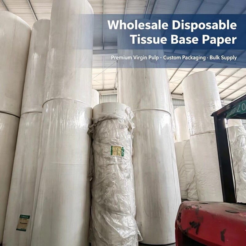 Direct supply of large-roll raw paper for paper industry, suitable for processing into roll paper, napkins, and kitchen paper, environmentally friendly and safe paper products raw materials