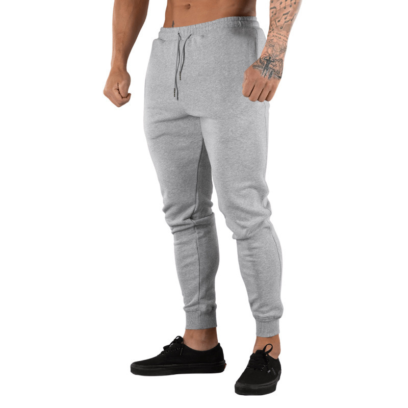 Versatile Men's Slim Fit Casual Pants With Tether Detail_voghion.com