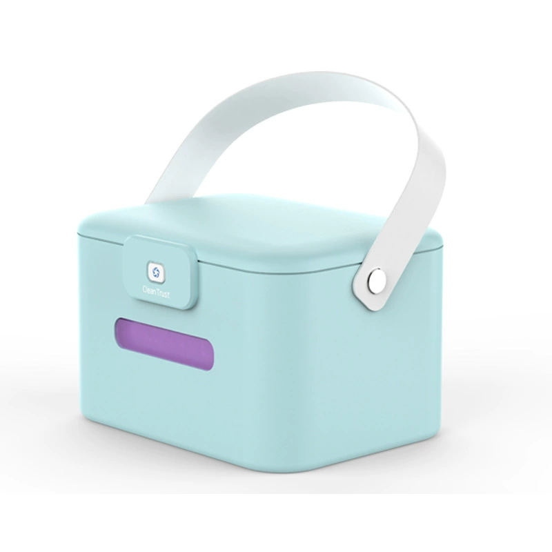 19 секунд чистая забавная трансграничная Высококачественная портативная UVC УФ дезинфекция сумка Портативная одежда LED стерилизация сумка для матери и ребенка сумка