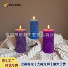 亚马逊泡泡珠子弹头遥控电子蜡烛家居氛围装饰桌面摆件蜡烛灯