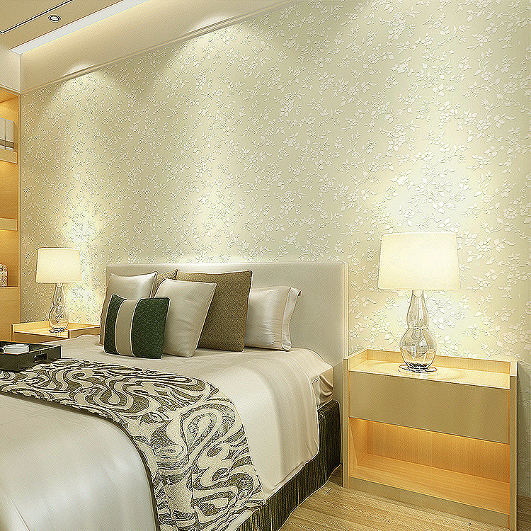 European style three-dimensional rural non-woven wallpaper, solid color, plain color, living room, TV background wallpaper, bedroom, children's wallpaper