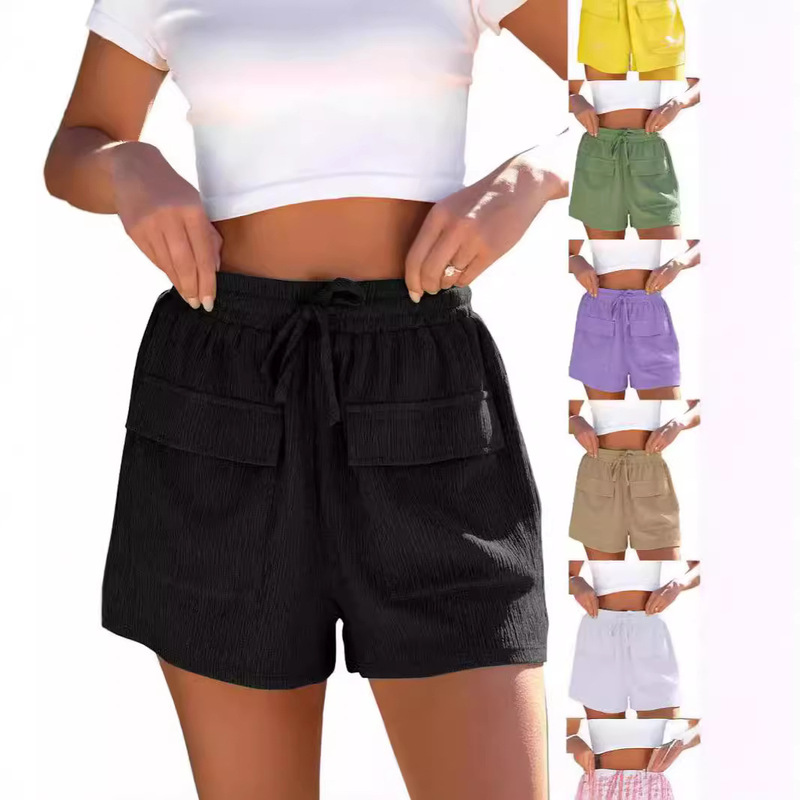 2024 Amazon Summer Temuwish Aliexpress Fashionable Breathable Home New Sports Shorts for Women