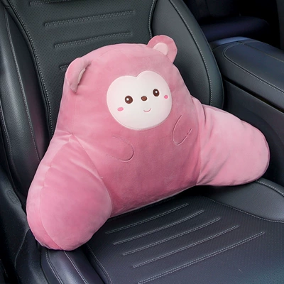 Waist support seat driving waist support cushion car - car-waist-support-cameo-monkey-removable-and-washable