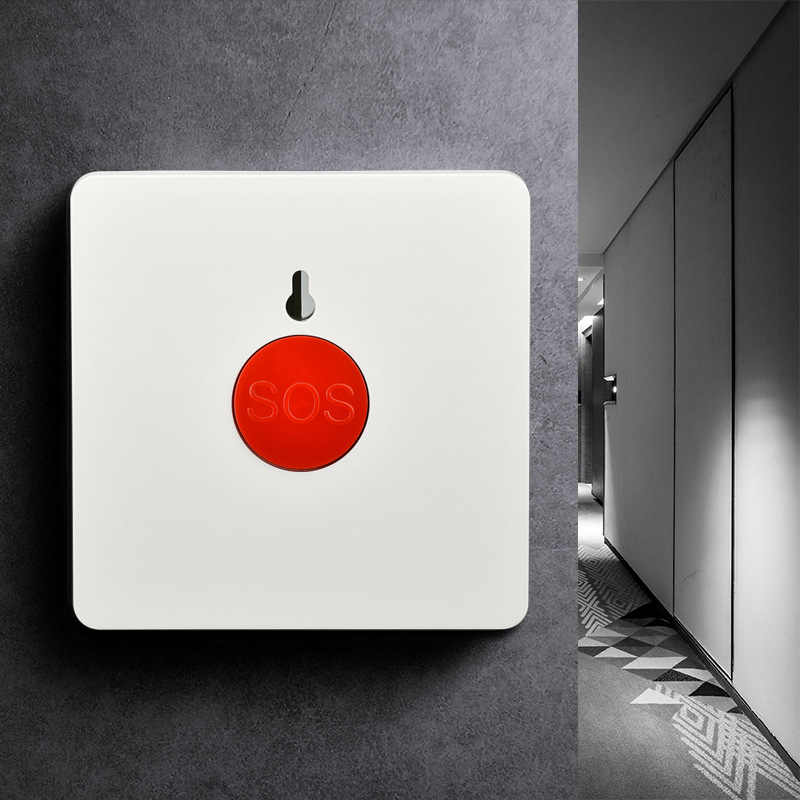 Type 86 emergency fire alarm panel SOS emergency call button manual reset key switch