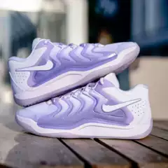 Putian Kd17 Practical Training Basketball Shoes Durant 17Th Generation Anti-Slip Shock-Absorbing Sports Shoes Lavender Purple American Team